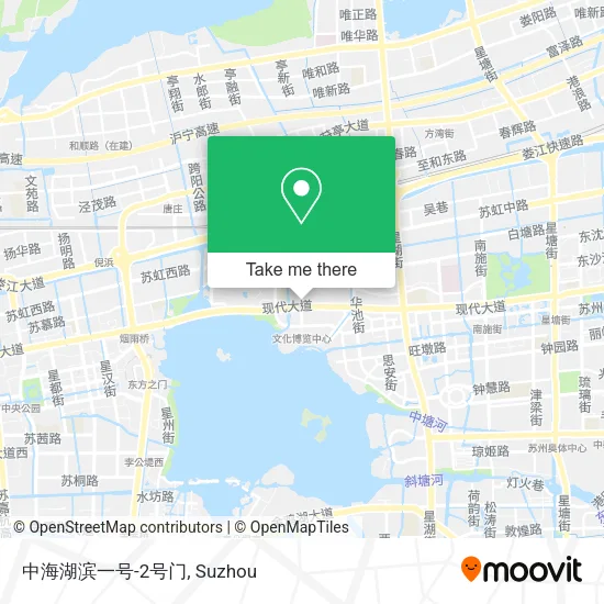 中海湖滨一号-2号门 map