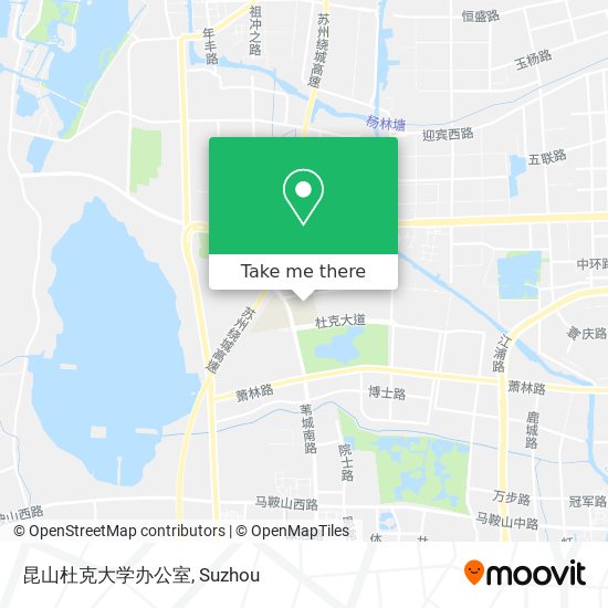 昆山杜克大学办公室 map
