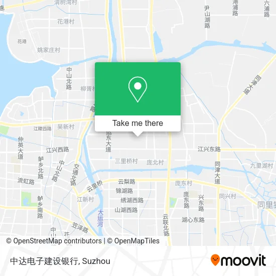 中达电子建设银行 map
