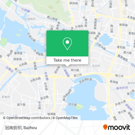 冠南纺织 map