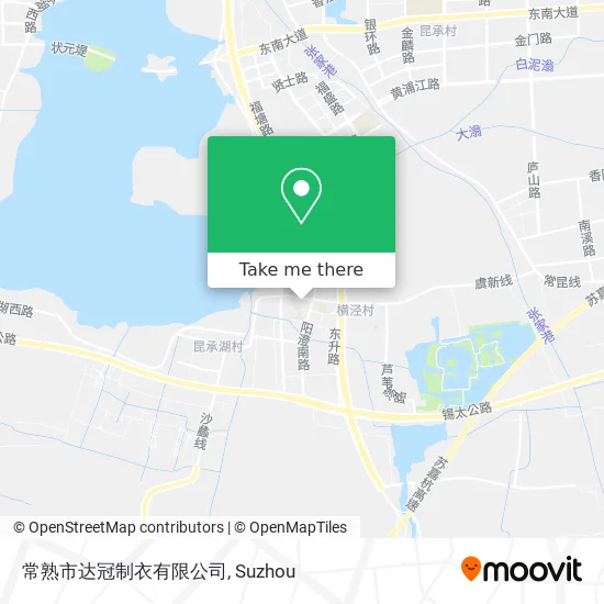常熟市达冠制衣有限公司 map