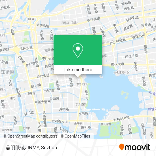 晶明眼镜JINMY map