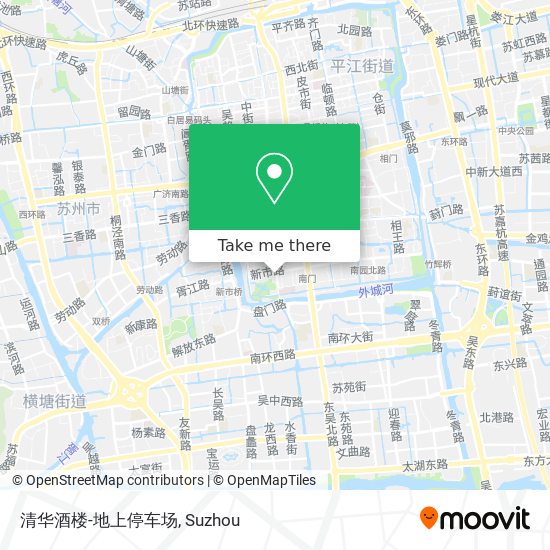 清华酒楼-地上停车场 map
