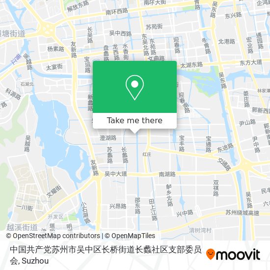 中国共产党苏州市吴中区长桥街道长蠡社区支部委员会 map