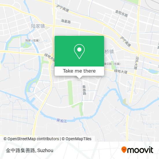 金中路集善路 map