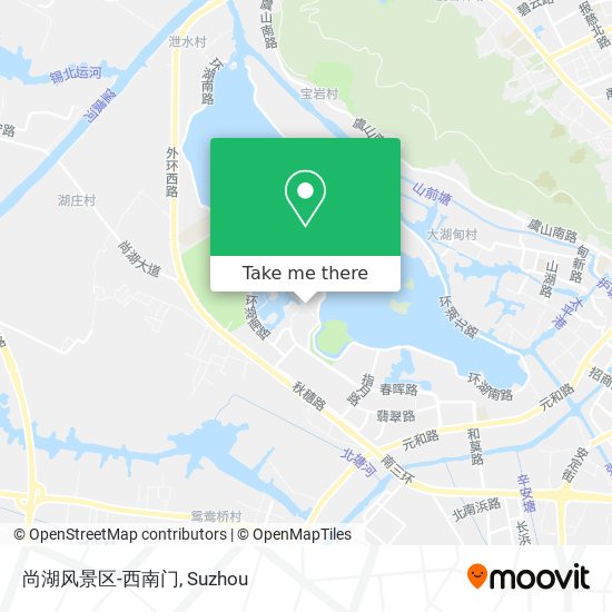 尚湖风景区-西南门 map