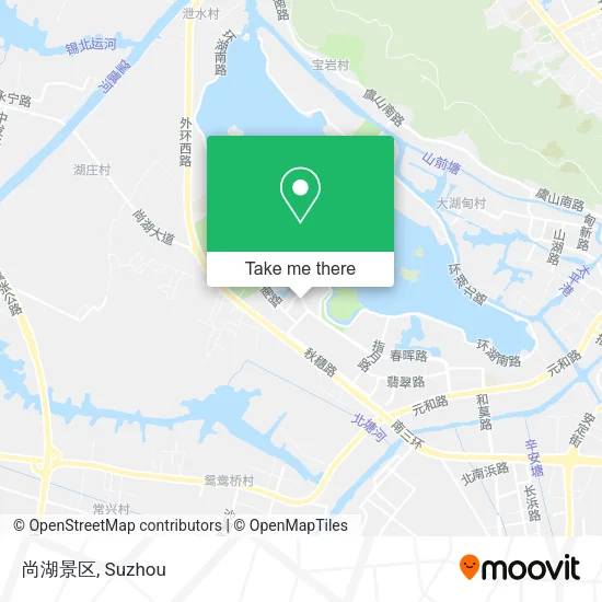 尚湖景区 map