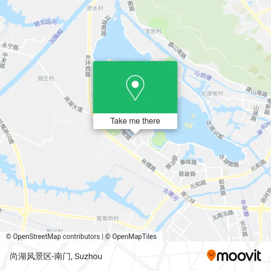 尚湖风景区-南门 map