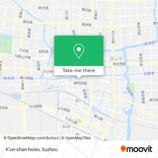 K’un-shan-hsien map