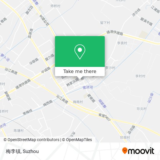 梅李镇 map