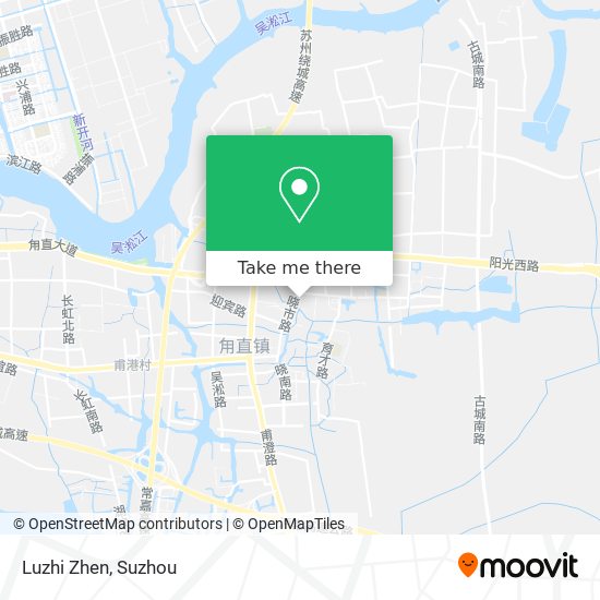 Luzhi Zhen map