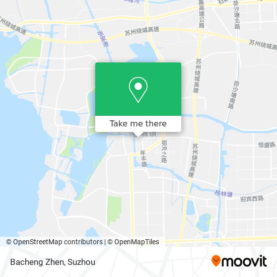 Bacheng Zhen map