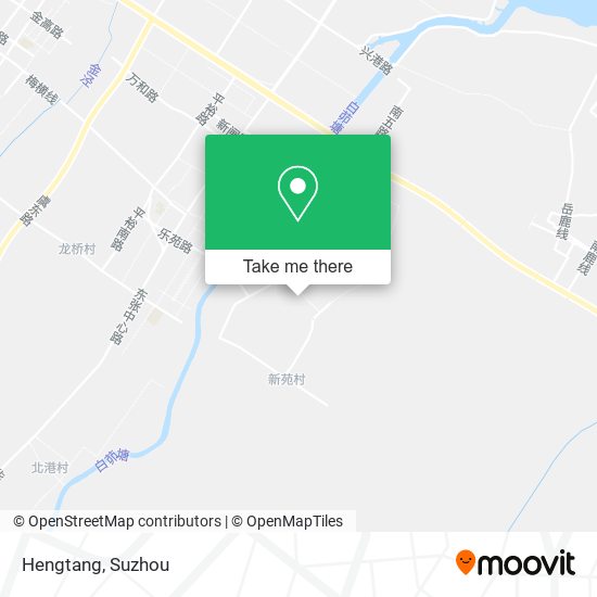 Hengtang map