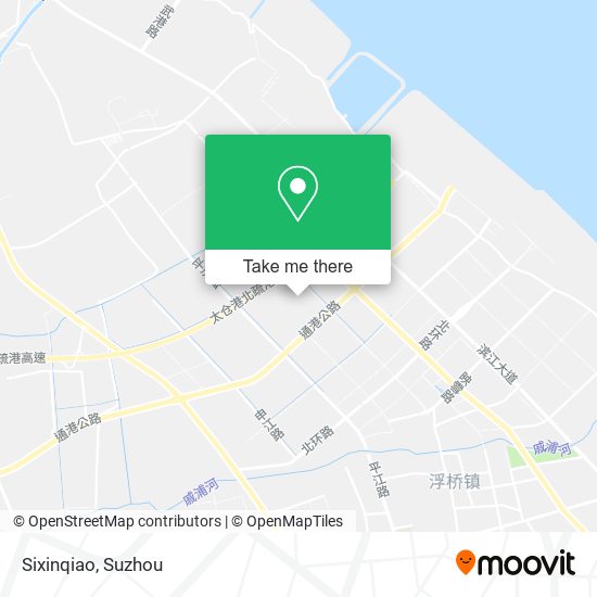 Sixinqiao map