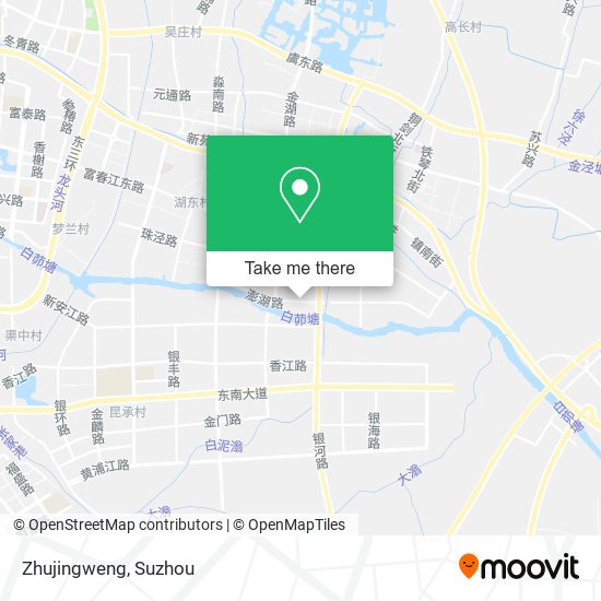 Zhujingweng map