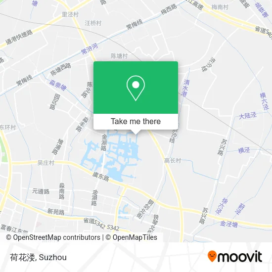 荷花溇 map