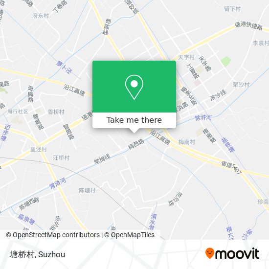 塘桥村 map