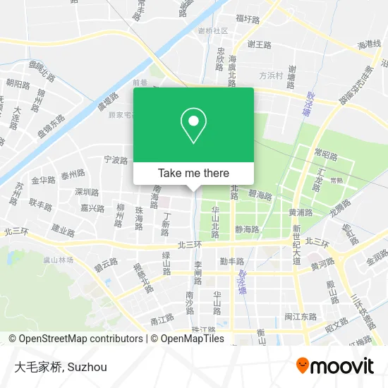 大毛家桥 map