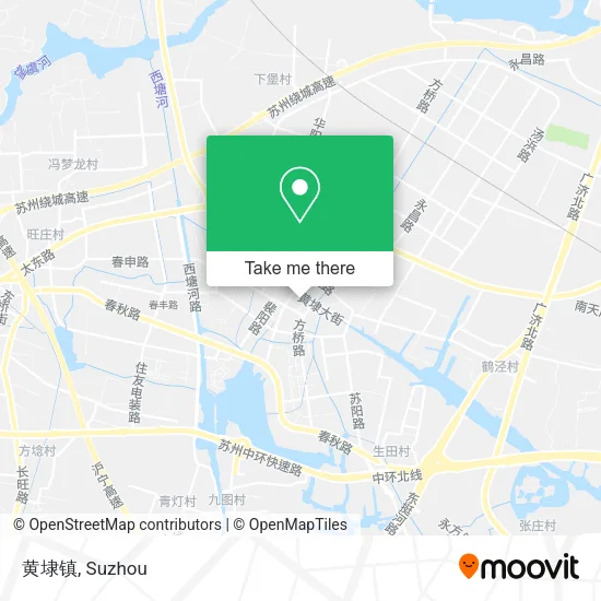 黄埭镇 map