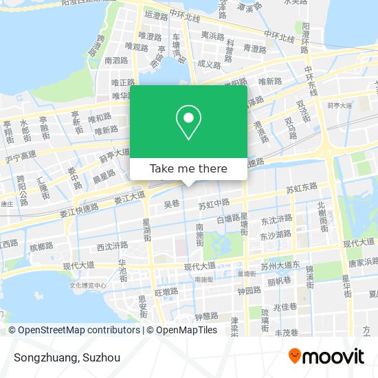 Songzhuang map