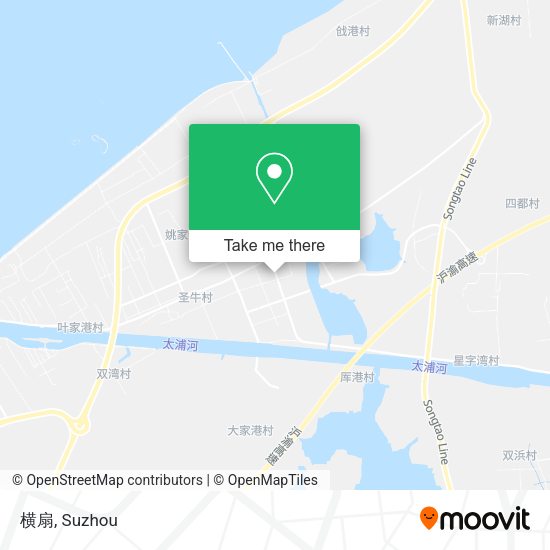 横扇 map