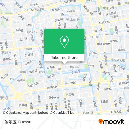 沧浪区 map
