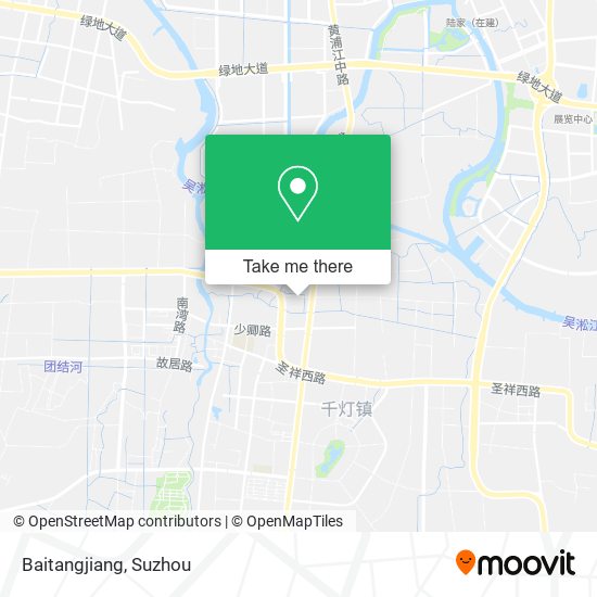 Baitangjiang map