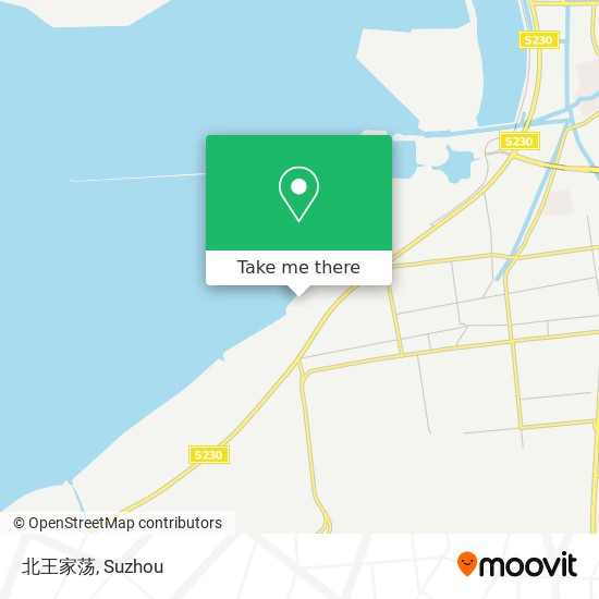 北王家荡 map