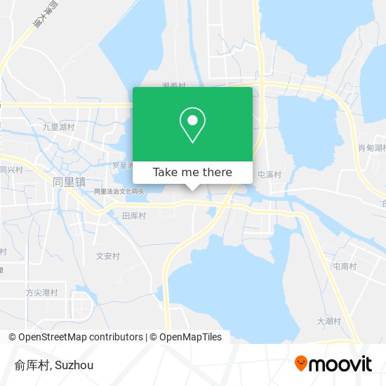 俞厍村 map