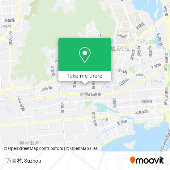 万舍村 map