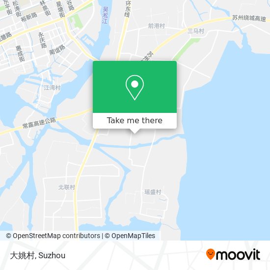 大姚村 map