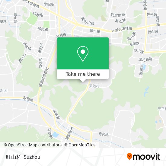 旺山桥 map