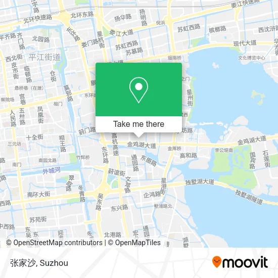 张家沙 map