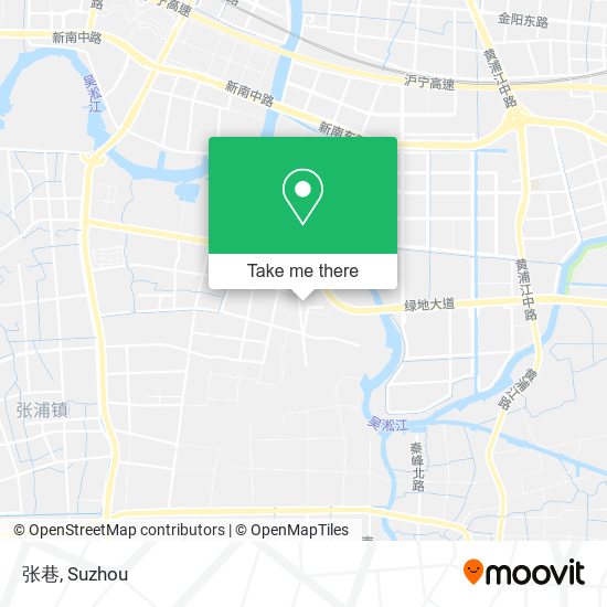 张巷 map