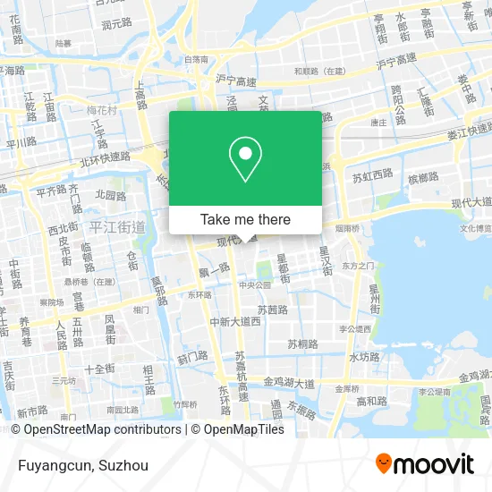 Fuyangcun map