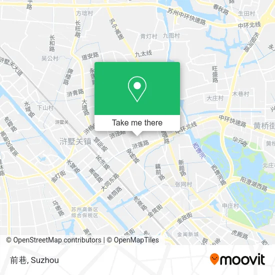 前巷 map