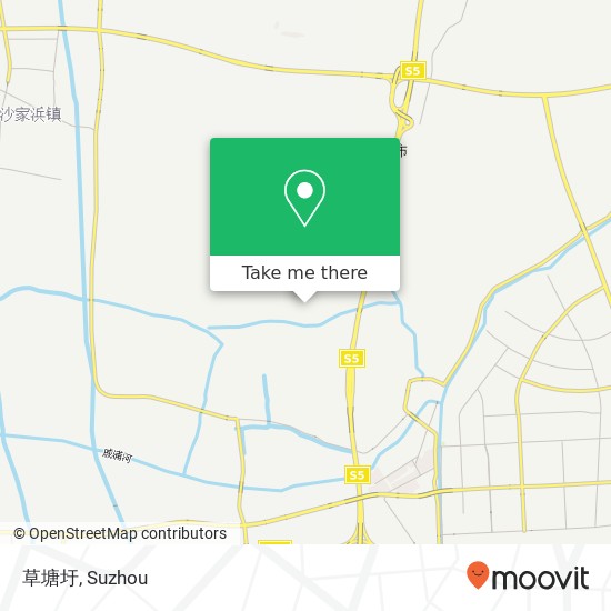 草塘圩 map