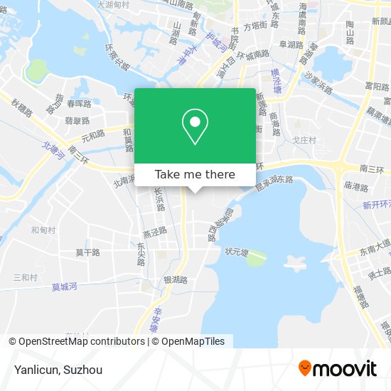 Yanlicun map