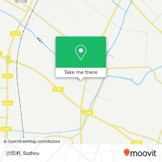 沙田村 map