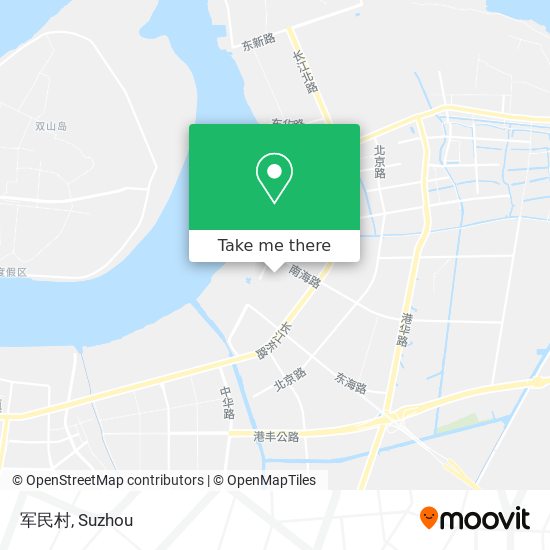 军民村 map
