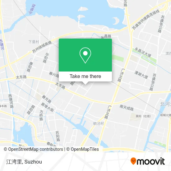 江湾里 map