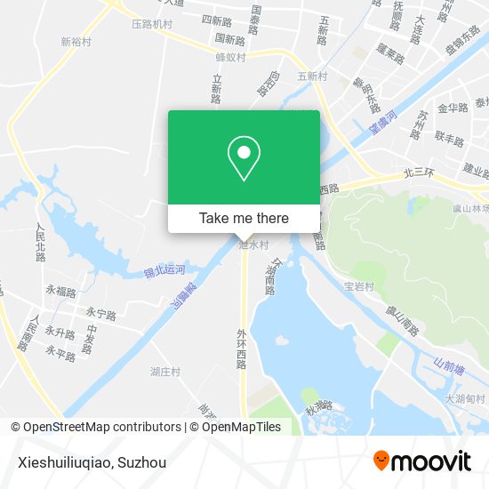 Xieshuiliuqiao map