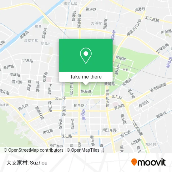 大支家村 map