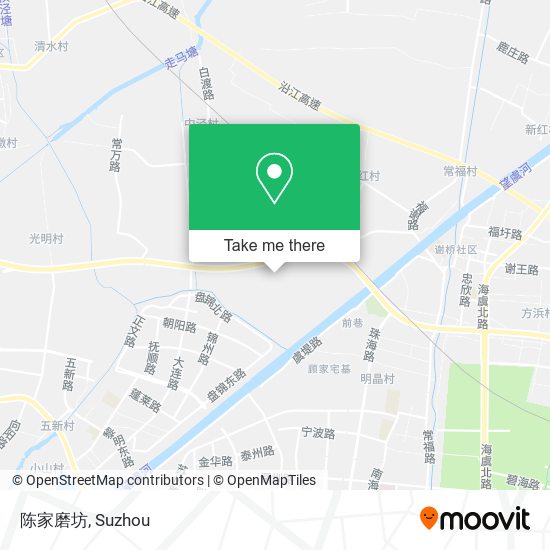 陈家磨坊 map