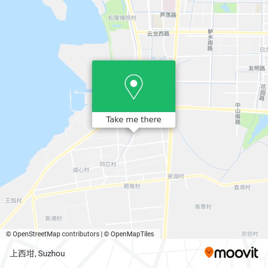 上西坩 map