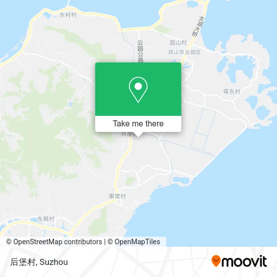 后堡村 map