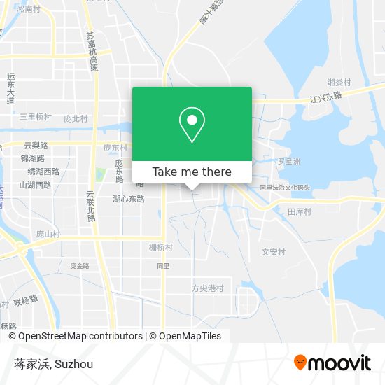 蒋家浜 map