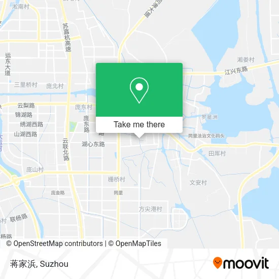 蒋家浜 map