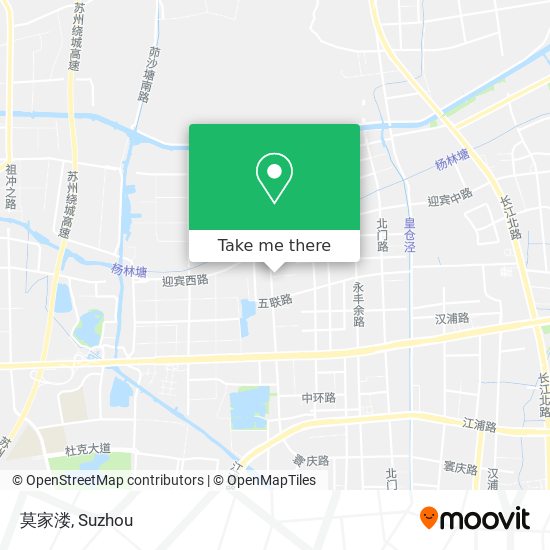 莫家溇 map