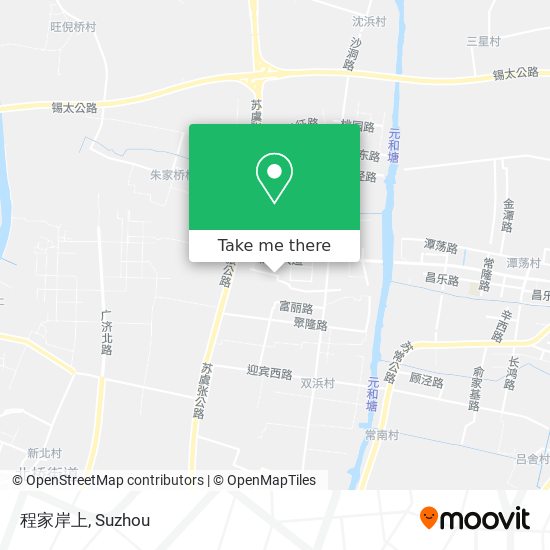 程家岸上 map